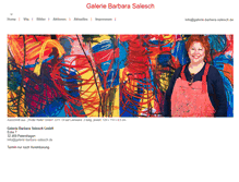 Tablet Screenshot of galerie-barbara-salesch.de